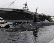 160212-N-SY521-003 NORFOLK, Virginia (Feb. 12, 2016) USS Maryland (SSBN 738) is readied for return to the fleet following the completion of its engineered refueling overhaul. Maryland is the 13th of 18 operational Ohio-class ballistic missile submarines and is homeported in Kings Bay, Georgia.  