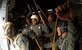 Indian paratroopers prepare for a static line jump at Agra Air Force Station, India, Feb. 12, 2016. U.S. Air Force C-17 Globemaster III cargo aircraft crews from Altus Air Force Base, Okla., and Joint Base Lewis-McChord, Wash., spent two weeks in India training pilots and loadmasters and certifying them on airdrops. (U.S. Air Force courtesy photo)