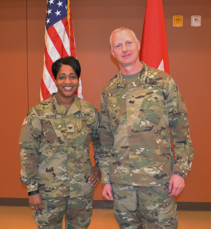 Col. Toni A. Glover, 650th Regional Support Group commander, and Brig. Gen. David E. Elwell, 311th Expeditionary Sustainment Command commanding general, traveled to Las Vegas to presided over the 650th RSG Yearly Training Brief Readiness Workshop 2016 at the George W. Dunaway Army Reserve Center in Sloan, Nev. Feb. 27. This annual briefing allows battalion and company commanders to discuss training concepts, philosophies and challenges with the higher level commanders, respectively.