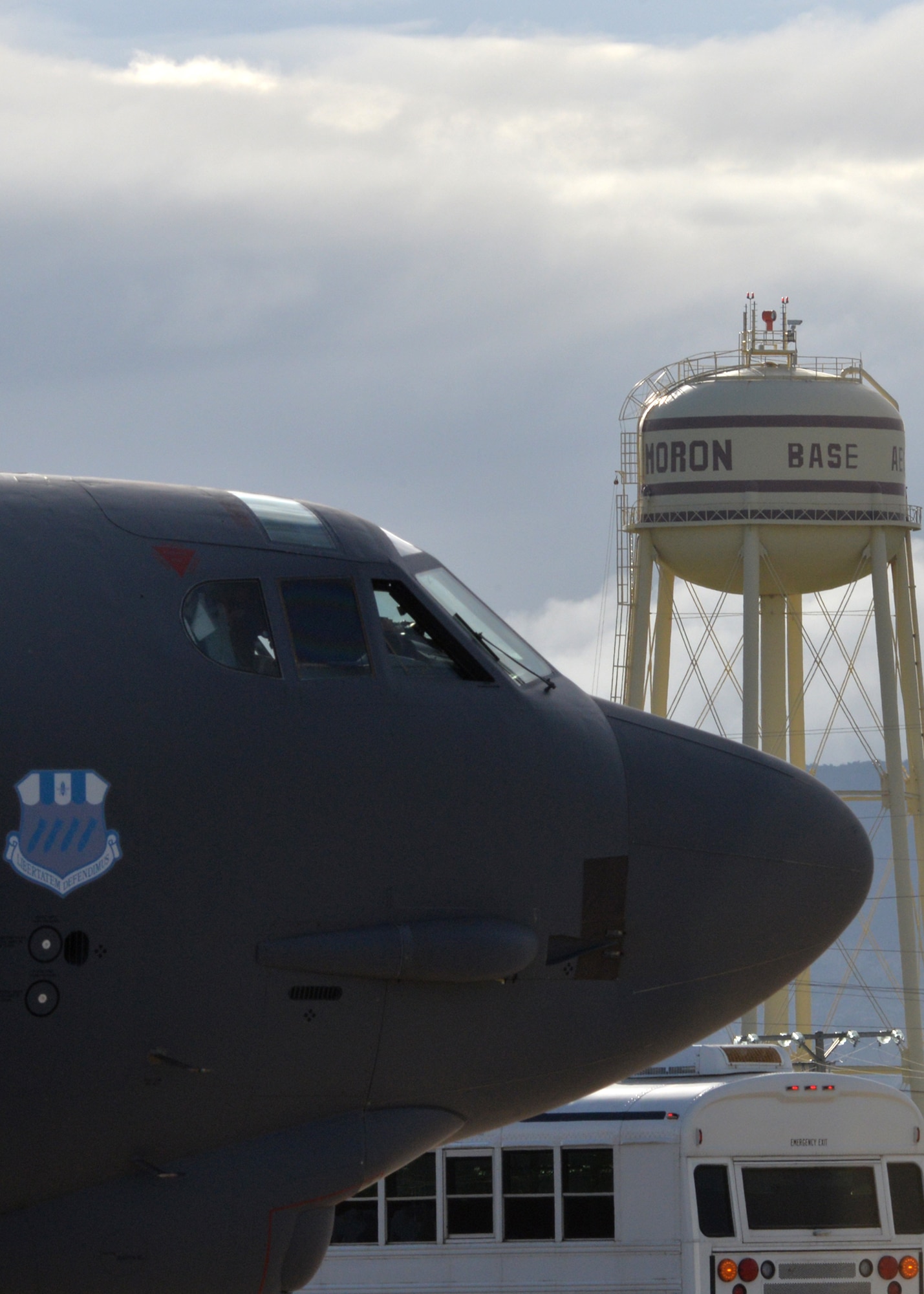 A B-52 Stratofortress sits on the ramp at Morón Air Base, Spain, after recently arriving from Barksdale Air Force Base, La., Feb. 27, 2016. Three B-52s will participate in Cold Response 16, a large-scale NATO military exercise involving maritime, ground and air operations. The exercise’s location in the Trøndelag region of Norway will provide an extreme-cold environment in which a dozen allied and partner nations will jointly develop tactics, techniques and procedures. (U.S. Air Force photo/Senior Airman Joseph Raatz)