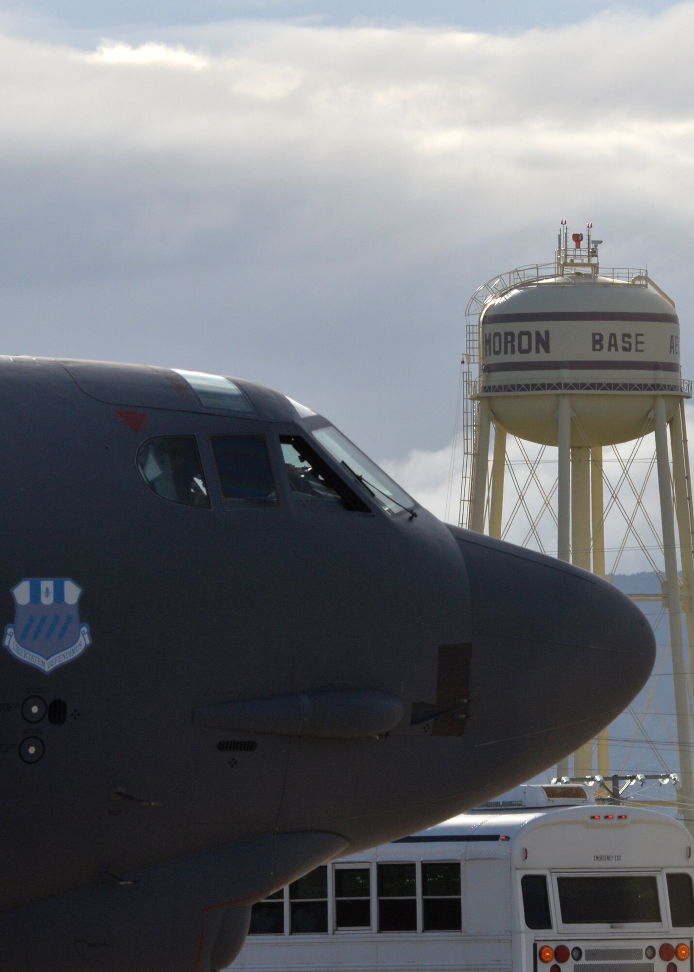 A B-52 Stratofortress sits on the ramp at Morón Air Base, Spain, after recently arriving from Barksdale Air Force Base, La., Feb. 27, 2016. Three B-52s will participate in Cold Response 16, a large-scale NATO military exercise involving maritime, ground and air operations. The exercise’s location in the Trøndelag region of Norway will provide an extreme-cold environment in which a dozen allied and partner nations will jointly develop tactics, techniques and procedures. (U.S. Air Force photo/Senior Airman Joseph Raatz)