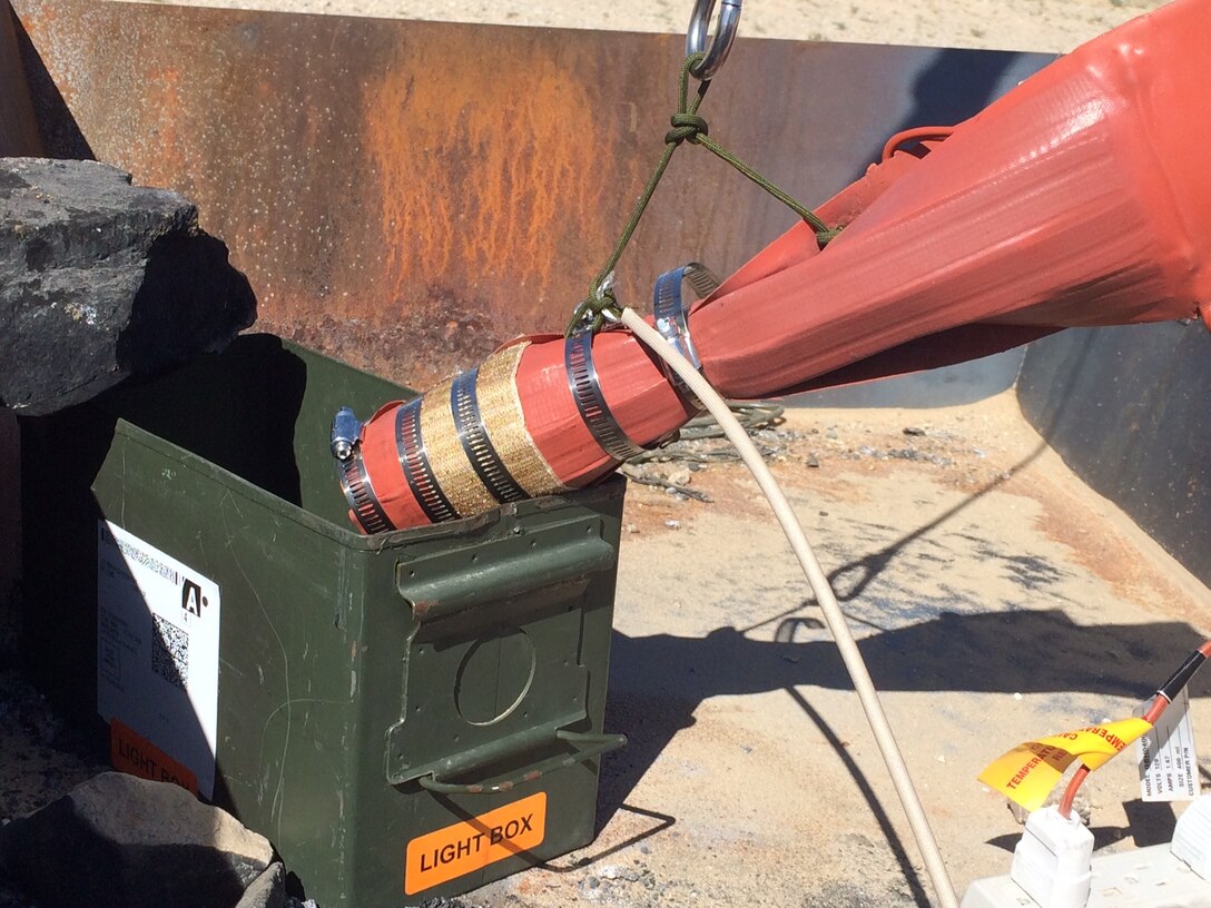 Marines of Explosive Ordnance Disposal Explosive Ordnance Exploitation Course Class 2016020 recently performed remote techniques on explosive ordnance to separate explosive fillers from their cavity using the Thermally Controlled Explosive Removal System (TCERS).          
