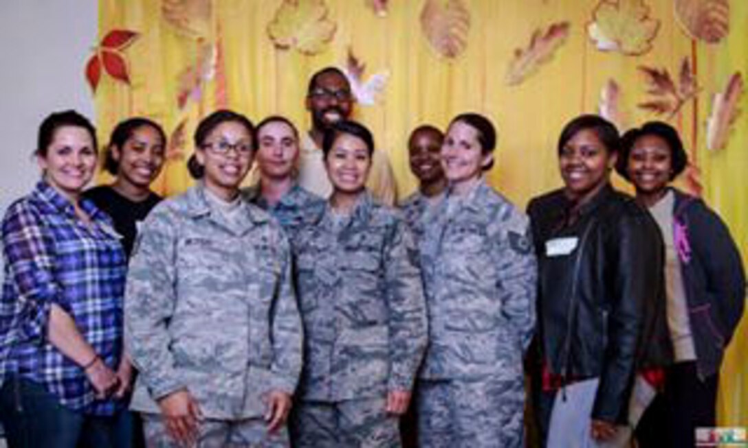 The Military Single Parenting Club meets for an event, Feb. 24, 2016, at Seymour Johnson Air Force Base, North Carolina. The club is comprised of single parents with kids ranging in age from six months to 12 years old. (Courtesy photo)