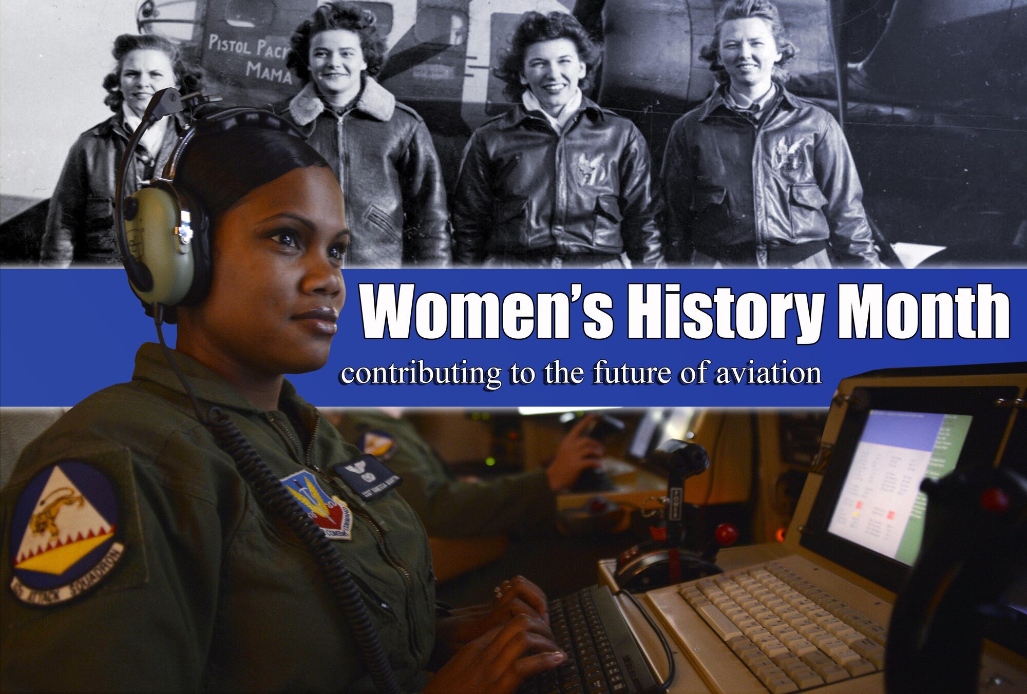 Women’s History Month had its origins as a national celebration in 1981 when Congress authorized and requested the President to proclaim the week beginning March 7, 1982 as “Women’s History Week.” 
In 1987, Congress designated the month of March 1987 as “Women’s History Month.” Since 1995, Presidents Clinton, Bush and Obama have issued a series of annual proclamations designating the month of March as “Women’s History Month.” (Photo illustration by Tech. Sgt. Nadine Y. Barclay/RELEASED)
