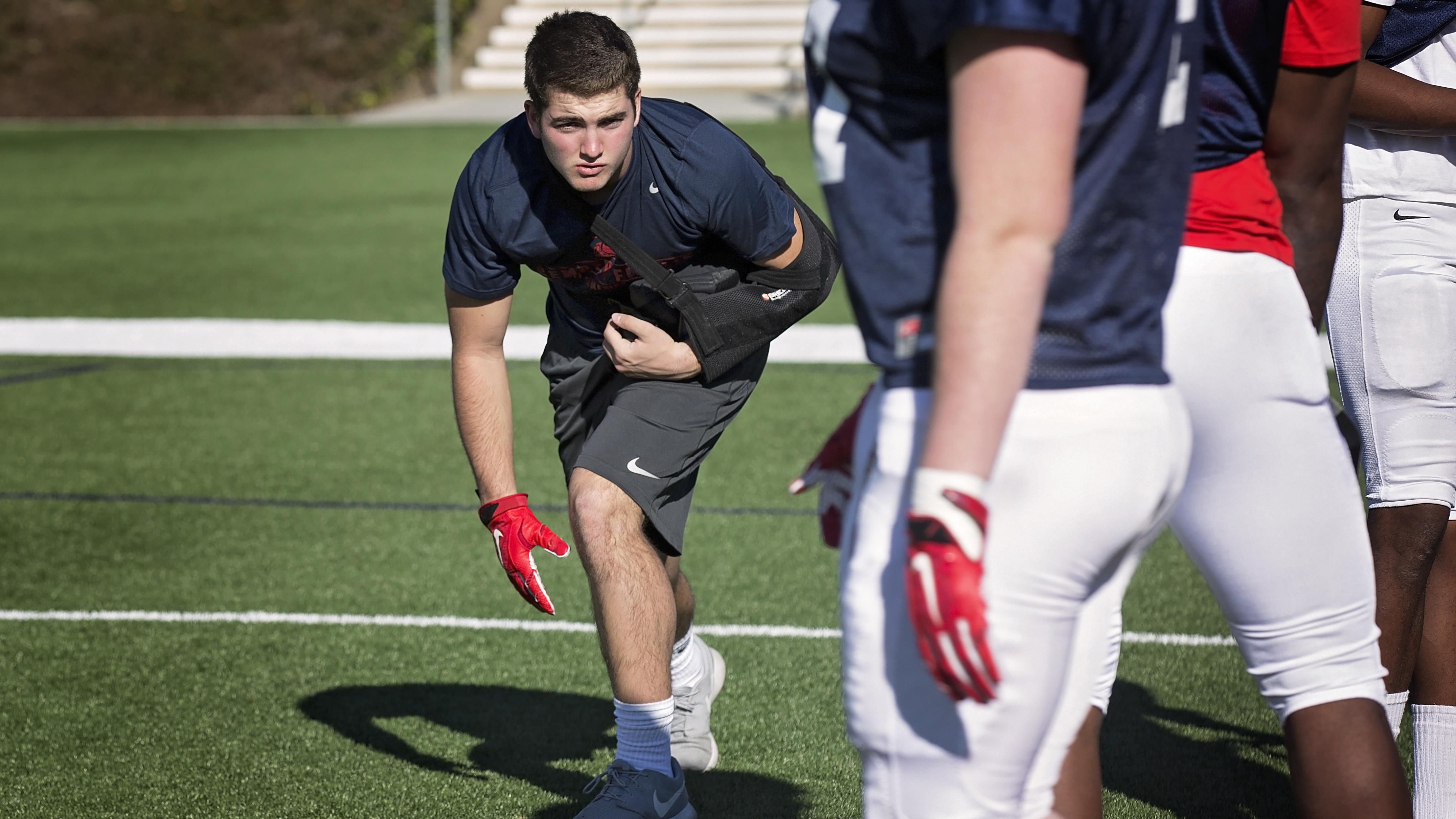 Sfaab Player Motivating From Sidelines Marine Corps Base Hawaii