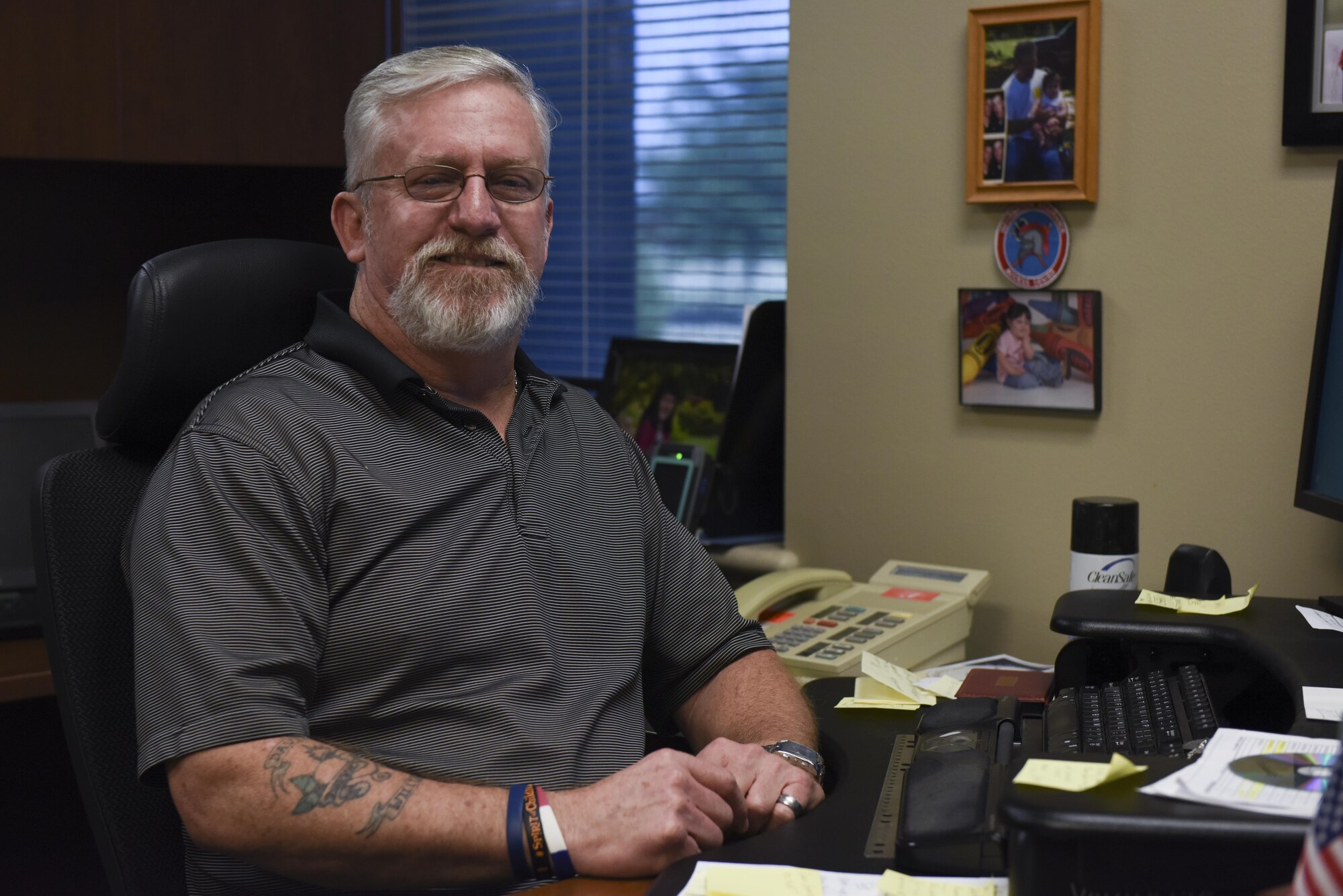 David A. Martin, 17th Comptroller Squadron Financial System manager's New Years Resolution is “To become healthier and more physically fit.” (U.S. Air Force photo by Airman Chase Sousa/Released)