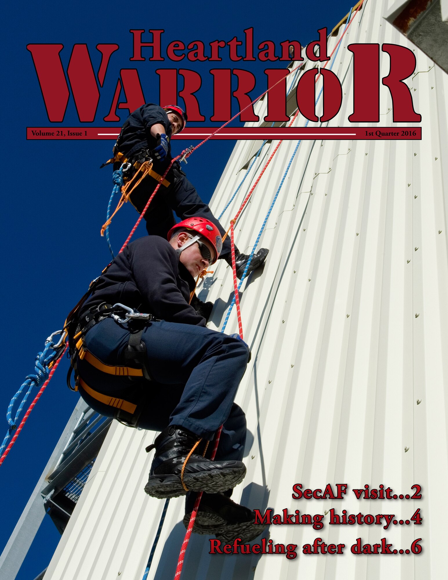 The 1st Quarter issue of the Heartland Warrior is now online. The issue contains 16 pages of stories, photos and features pertaining to Grissom and the U.S. Air Force. (U.S. Air Force photo/Tech. Sgt. Benjamin Mota)