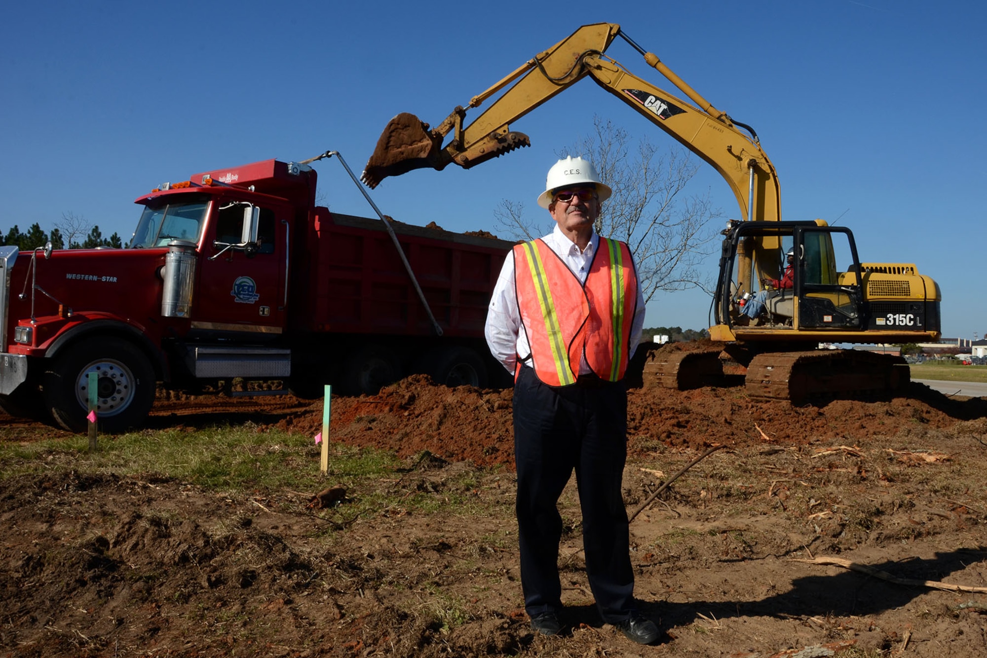 Mr. Derriel Amick, a construction inspector with the 169th Civil Engineer Squadron. Amick dedicated more than 40 years to the Swamp Fox family. (U.S. Air National Guard photo by Airman Megan Floyd/RELEASED)