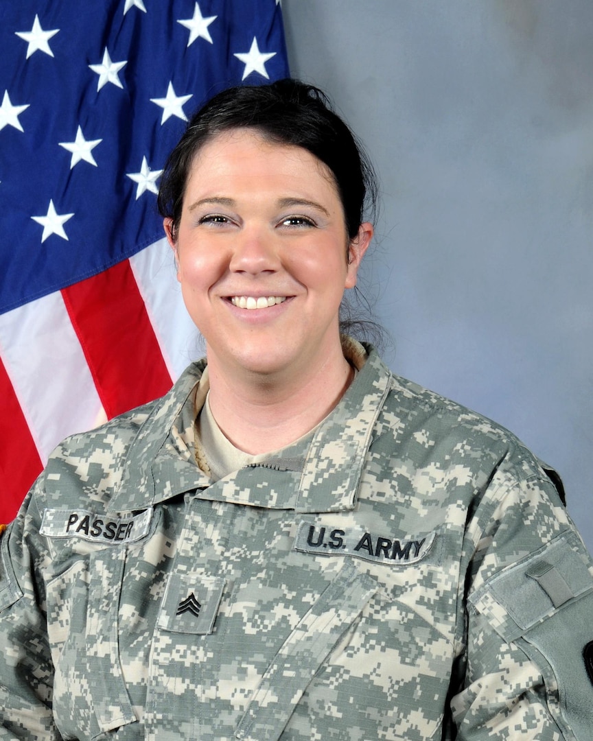 Sgt. Maggie Passer, a victim advocate coordinator with the Iowa National Guard since 2013, is assisting the Camp Dodge-based Iowa Law Enforcement Academy with its training.