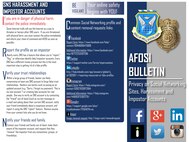 AFOSI social network tips.