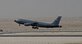A KC-135 Stratotanker takes off from the flightline at Al Udeid Air Base, Qatar, Feb. 18, 2015. The KC-135 fleet at Al Udeid AB flew more than 14,700 sorties in 2015 accumulating 103,419 combat hours in support of Operations Inherent Resolve and Freedom’s Sentinel. (U.S. Air Force photo/Senior Airman Kia Atkins) 