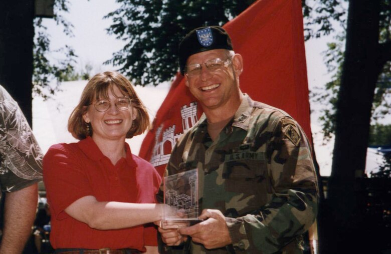 Maggie Oldham worked under ten colonels during her tenure at the Omaha District Corps of Engineers. 