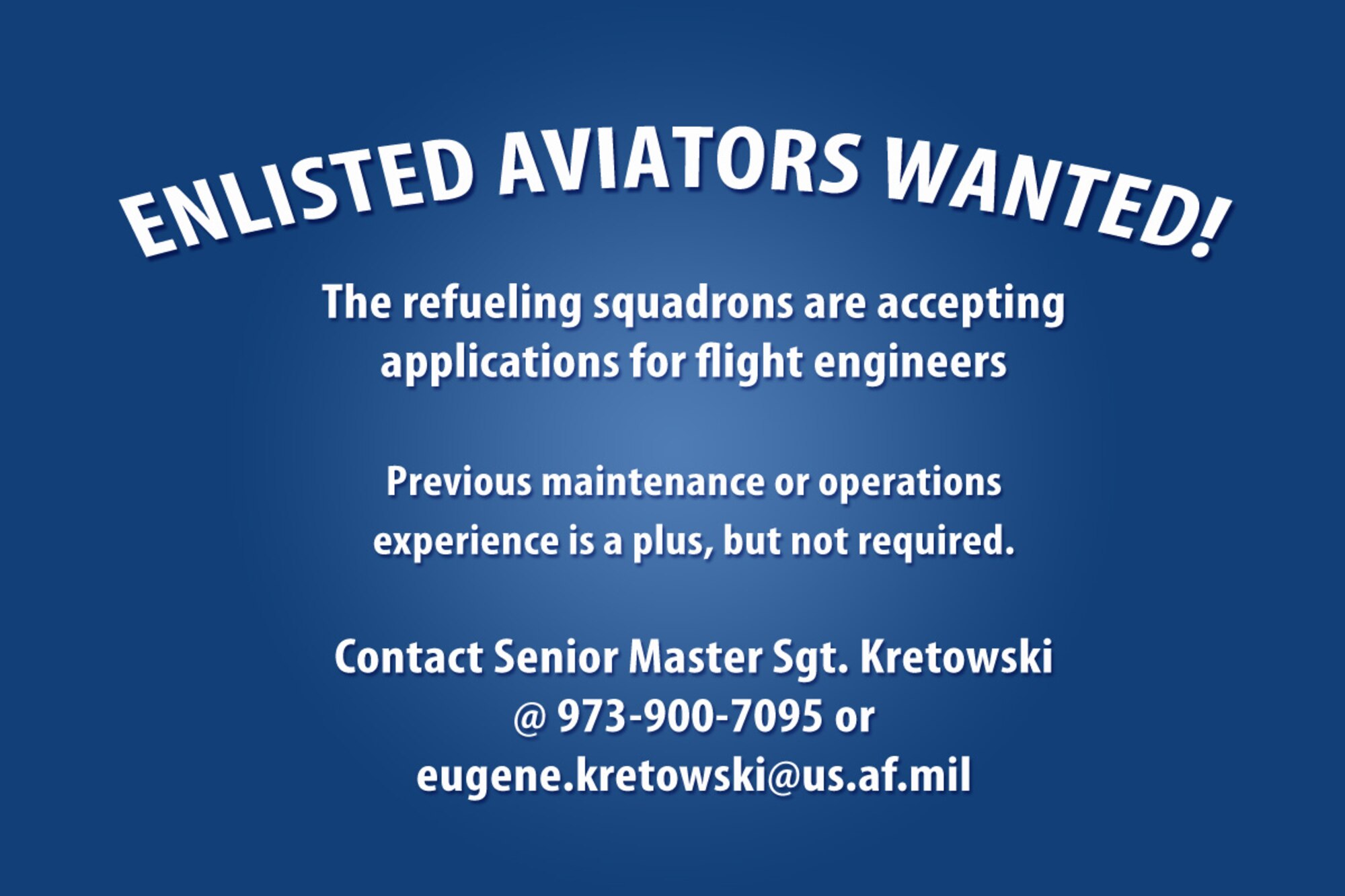 Flight Engineers Wanted