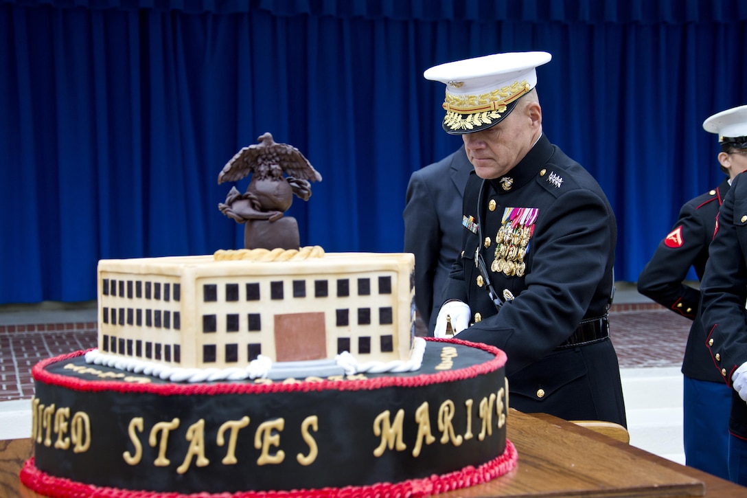 Pentagon Cake Cutting Ceremony