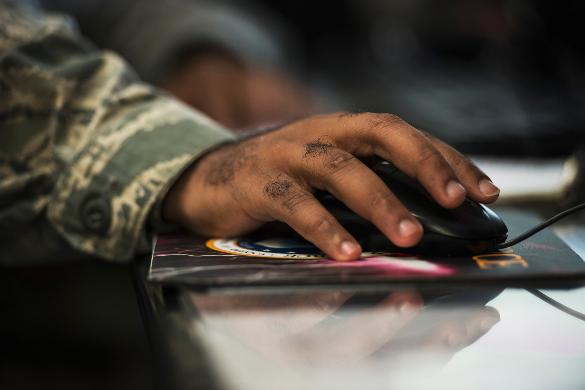 The 18th Wing Command Post reports directly to the wing commander and relays information to appropriate units during critical events and emergencies that relate to Kadena Air Base, Japan. Command post specialists operate telephone networks, radio communications, computer systems and alerting systems to communicate to the installation. (U.S. Air Force photo by Senior Airman Omari Bernard)