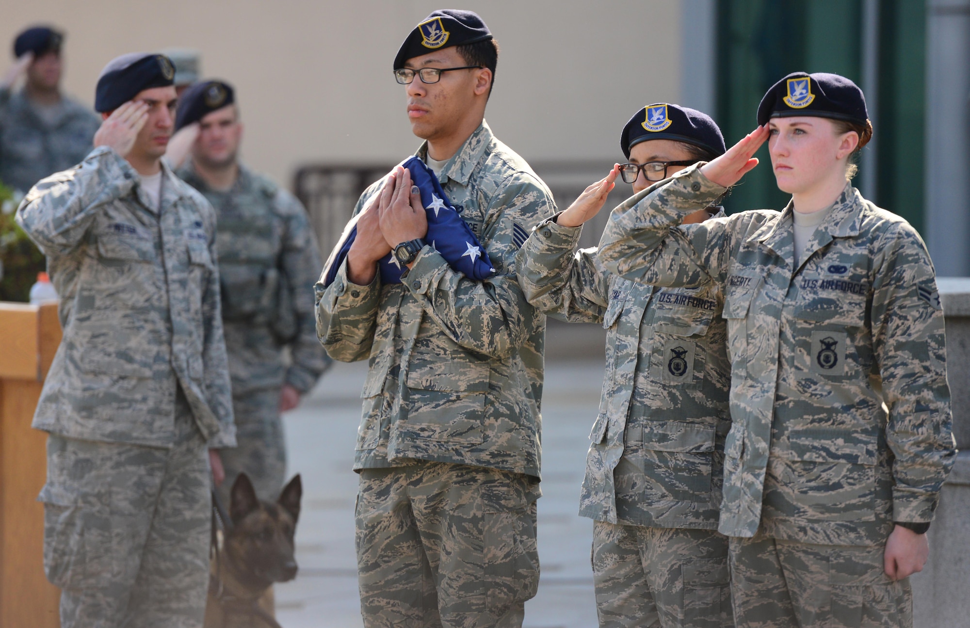 Dignity, tradition, strength. Airmen stand united by American values and the desire to serve.


