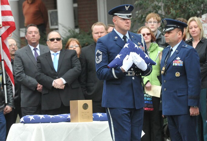 Funeral services were held Jan. 8 in Easton, Pa., for Air Force Staff Sgt. and Office of Special Investigations Special Agent Peter W. Taub, who was among six Airmen killed in a suicide bombing attack Dec. 21 near Bagram Air Base, Afghanistan. (Photo courtesy Lehighvalleylive.com) 