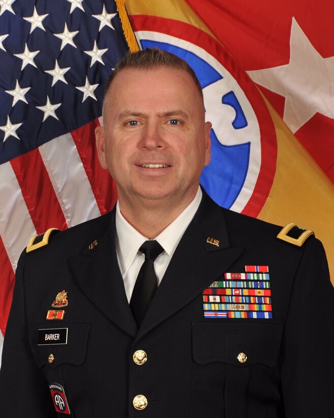 310th ESC Commander, Brig. Gen. Vincent B. Barker Command Photo