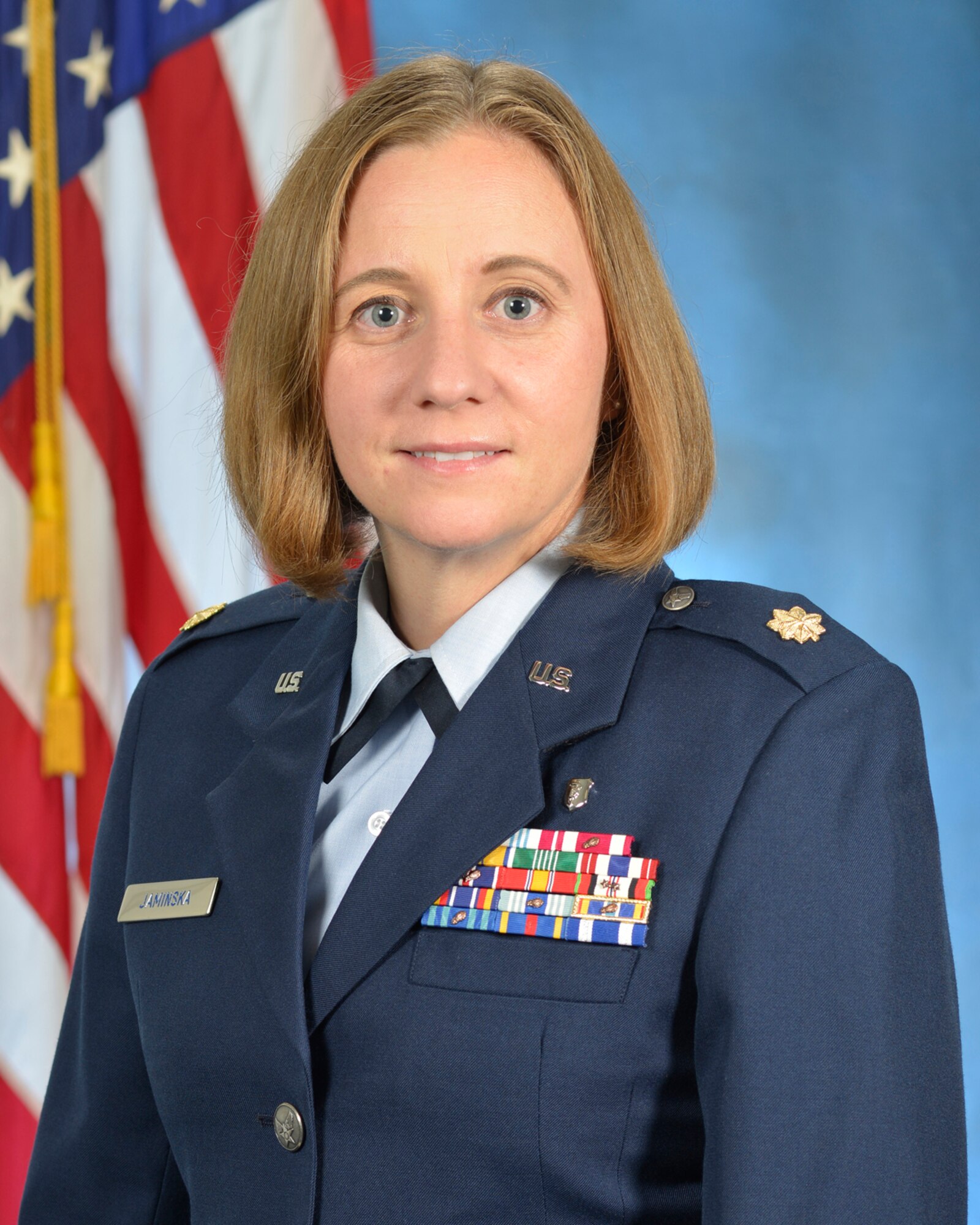 Chief Master Sergeant Bobby Jacques Spirit of Above and Beyond: Maj. Joanna B. Jaminska, 66th Medical Squadron







