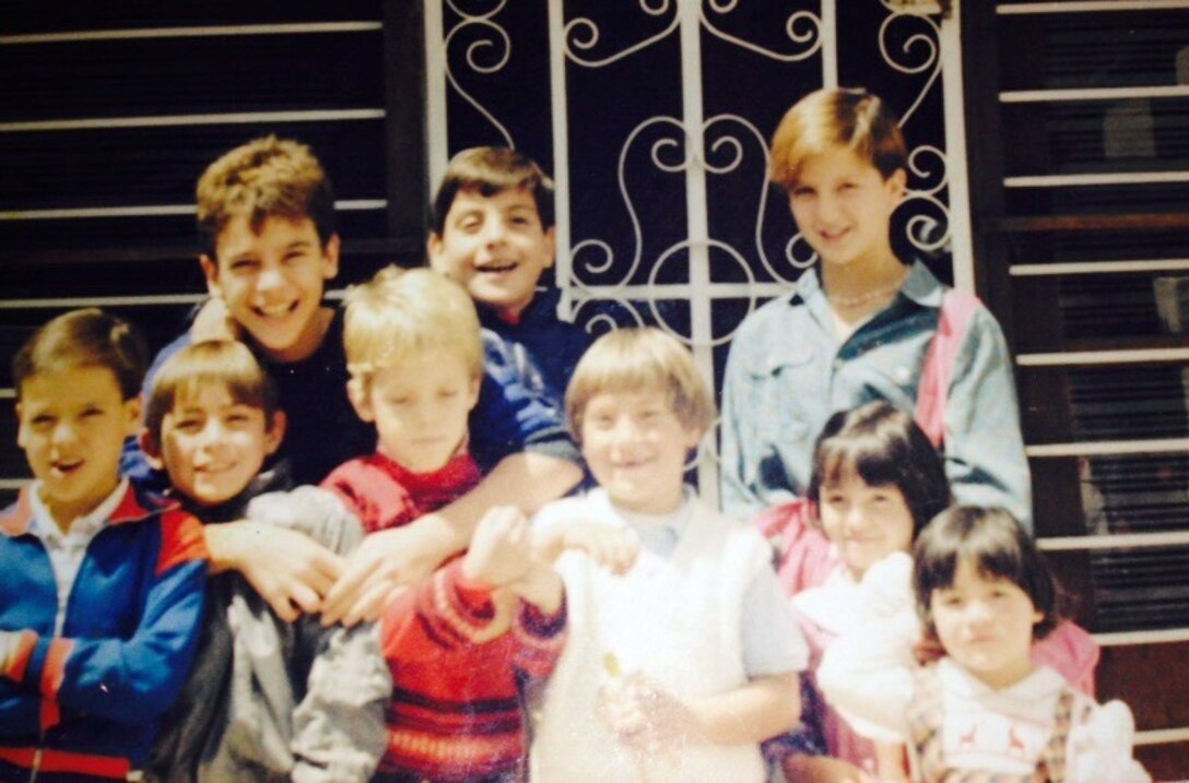 1st Lt Christopher Price, 48th Contracting Squadron, with his family growing up in Ecuador. (Courtesy Photo)