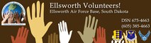 Ellsworth’s Airman and Family Readiness Center tracks the current volunteer opportunities and contact information of local charities on the Ellsworth Volunteers website, providing Airmen, families and retirees with a single location to find ways to get involved with the community. (Courtesy graphic)
