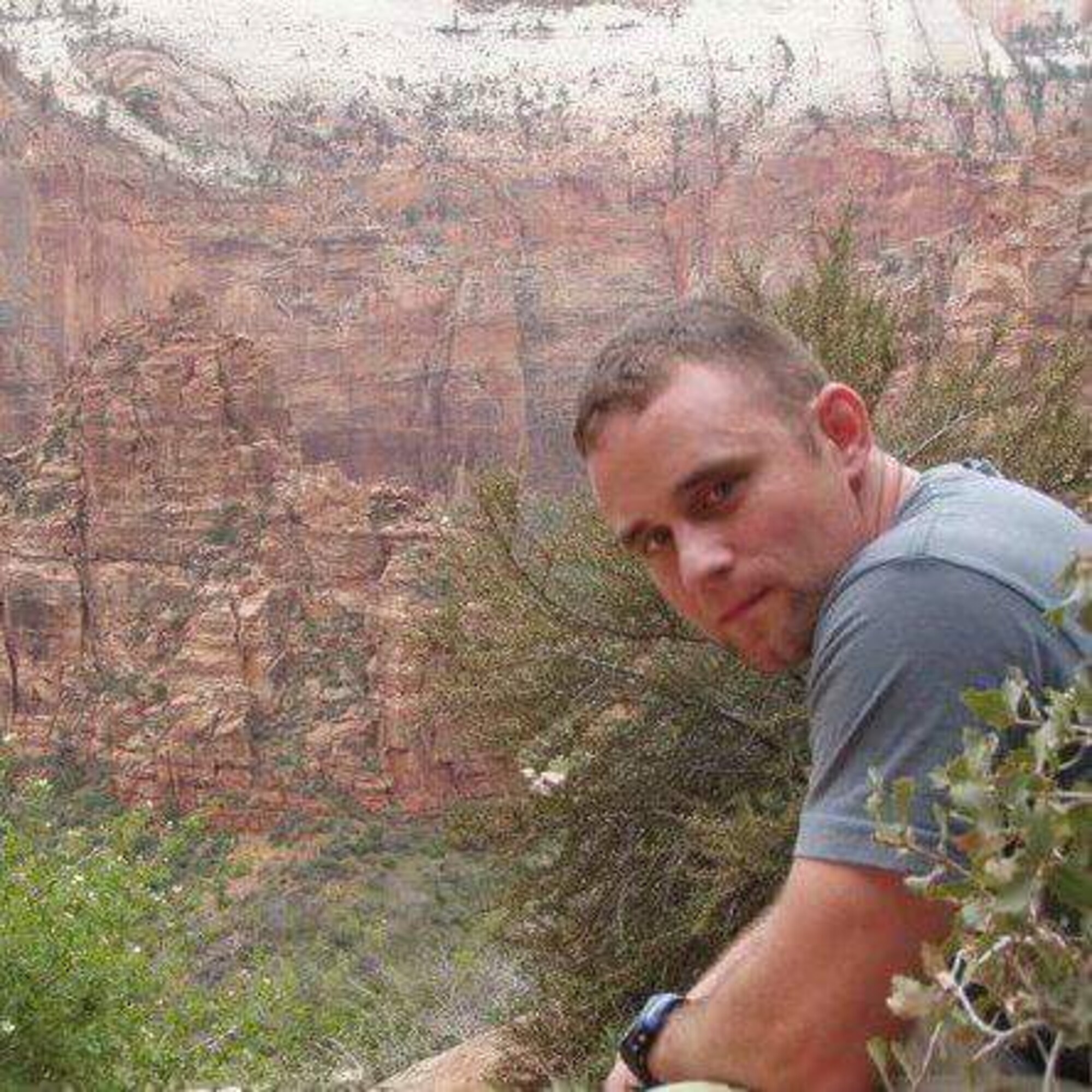 Tech. Sgt John Maher, Joint Personnel Recovery Agency NCO in charge of Urban Evasion posses for a photo in Zion National park, Utah. Maher works at the White Bluff facility where he helps others develop the skills they need to protect Americans all over the world. His leadership selected him as one of Fairchild’s Finest, a weekly recognition program that highlights top-performing Airmen. (Courtesy Photo)