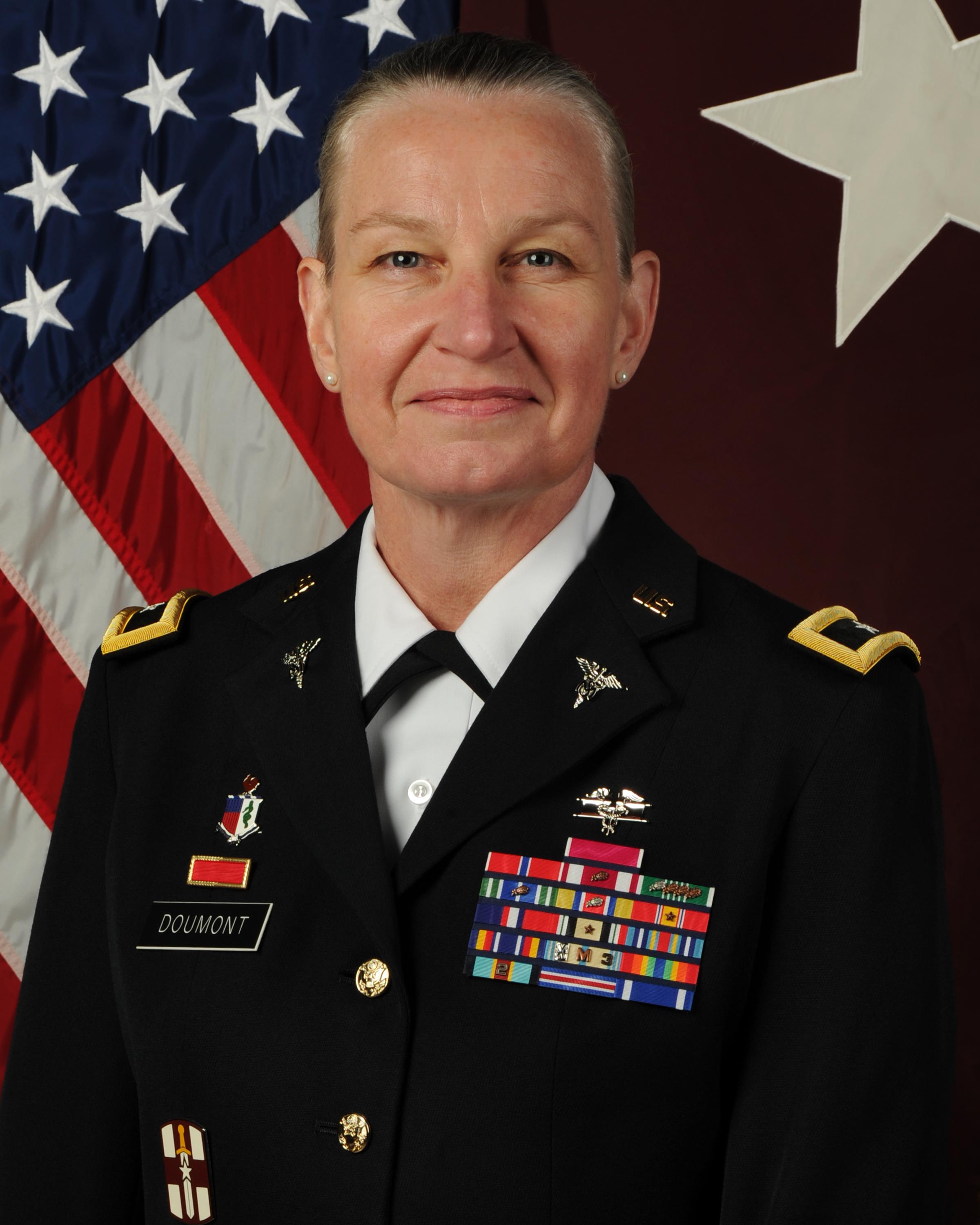 program exchange officer Army > U.S. Lisa Reserve Doumont L. General Brigadier