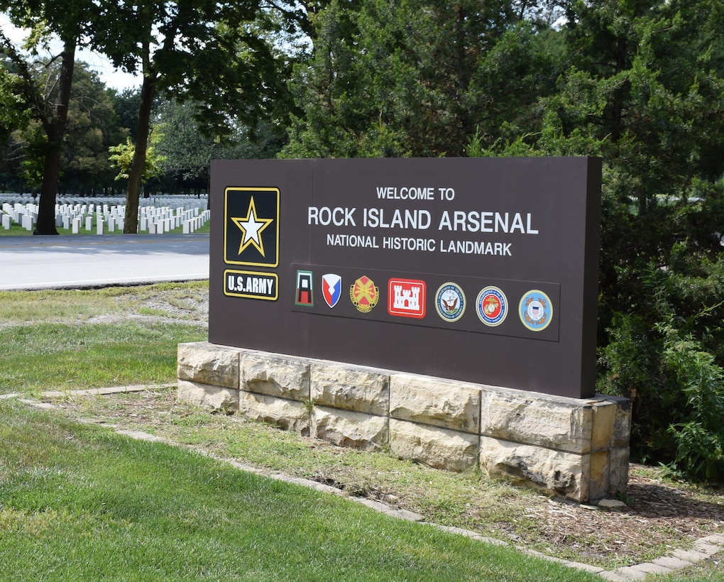 Rock Island Arsenal in Rock Island, Illinois.