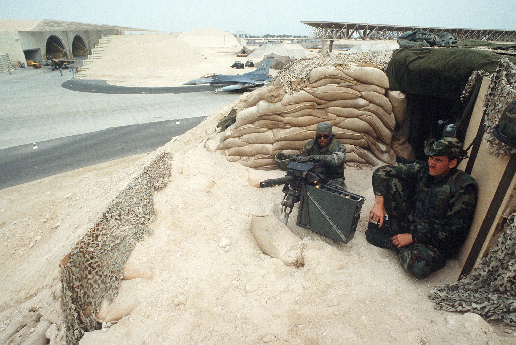 The mission of Air Force civil engineers in Operation Desert Shield and Desert Storm was to bed down personnel and aircraft, then operate and maintain those bases. In nearly four months, approximately 3,000 engineers built 21 tent cities, bedded 55,000 troops and more than 1,500 aircraft. (Courtesy photo)
