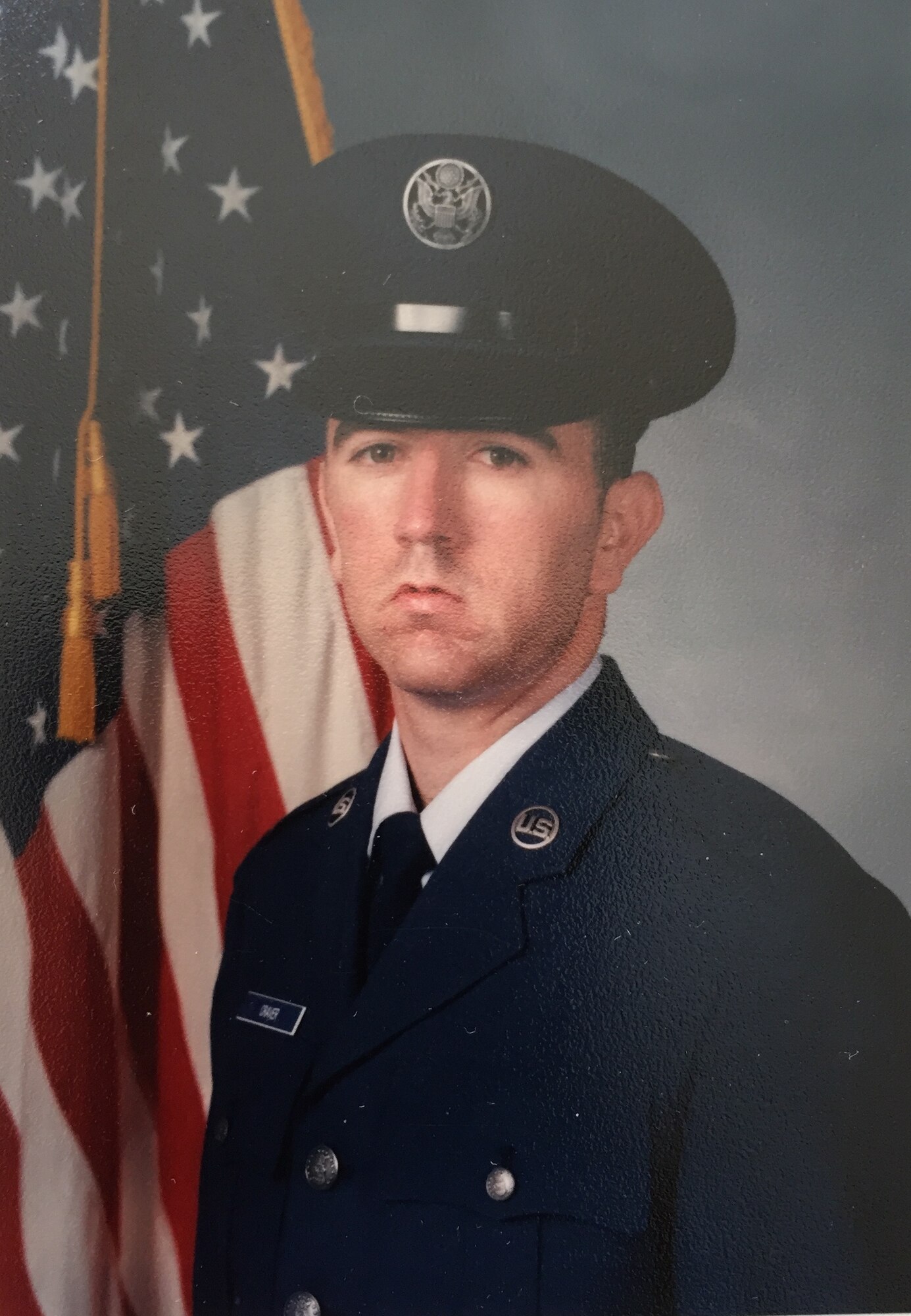 Airman Basic Jeffrey Craver during his Basic Military Training course, circa 1986.(Courtesy Photo)