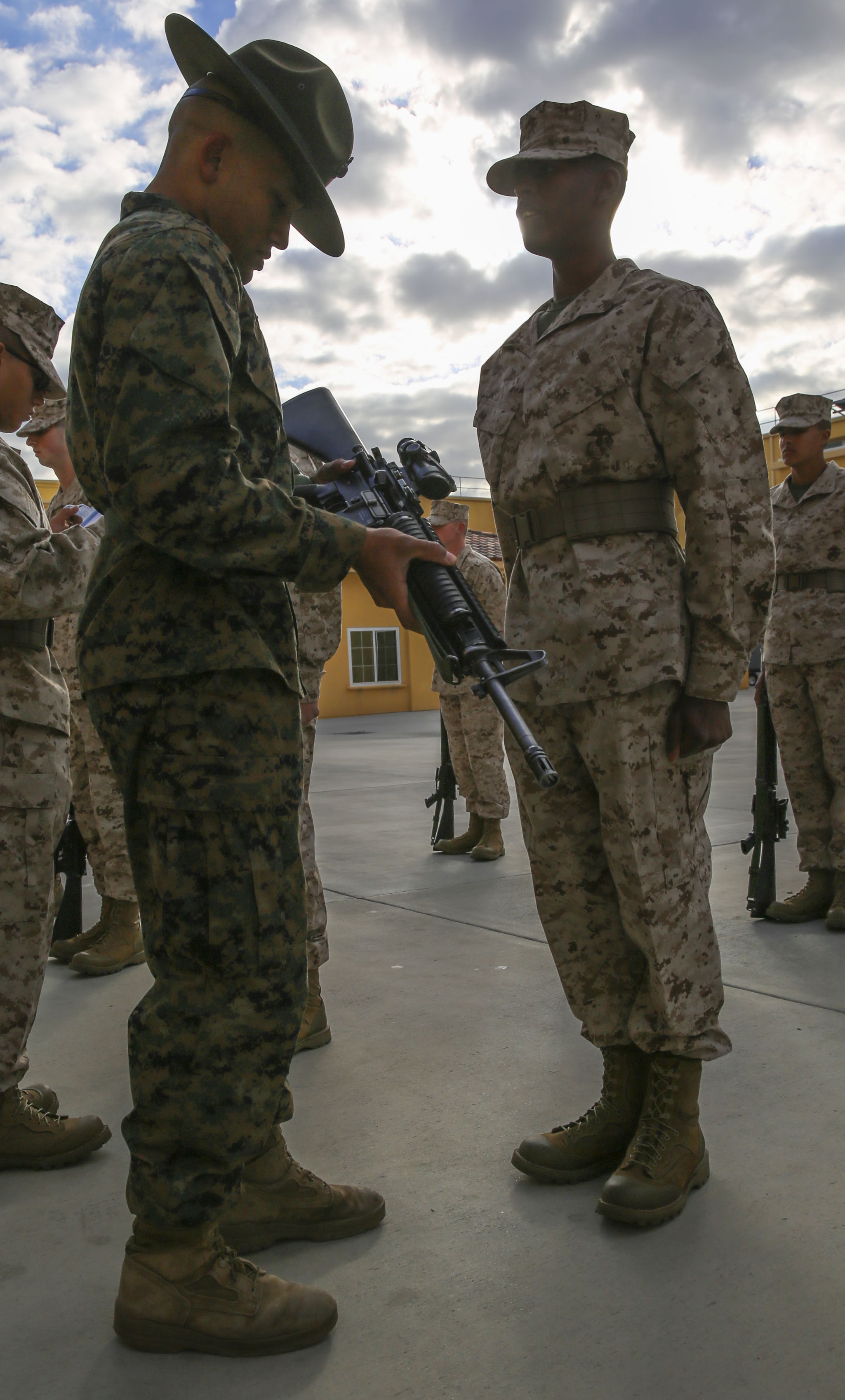 Co. F Series Commander Inspection