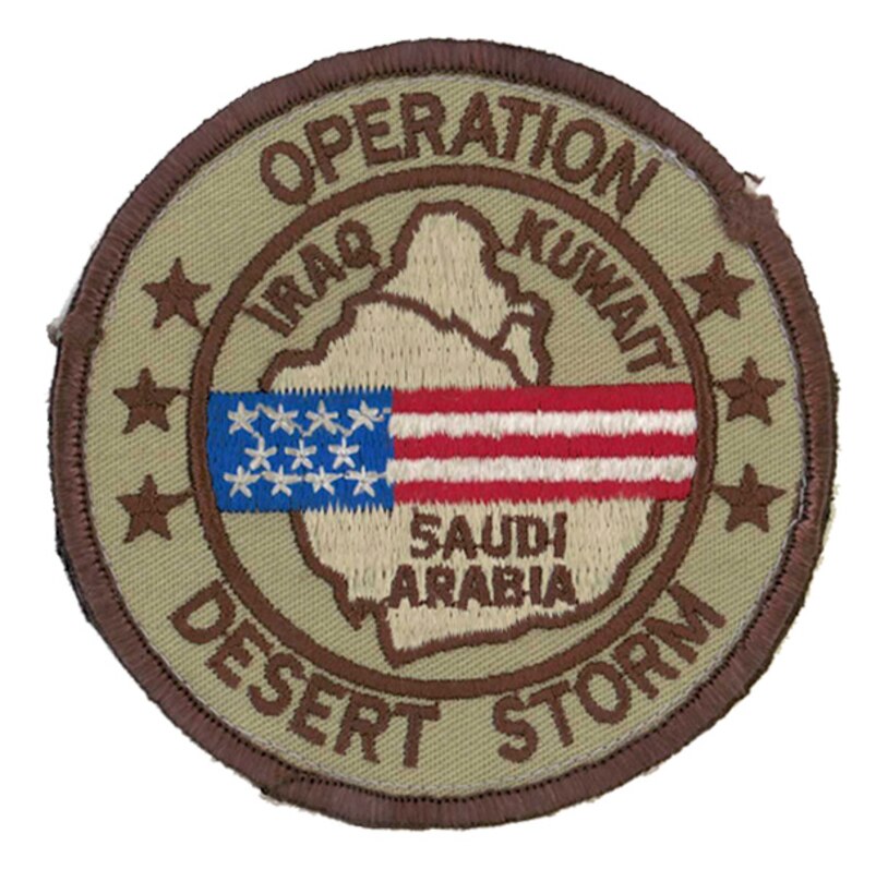 Desert Storm patch worn by some flightcrew members during the Gulf War.