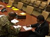 A memorandum between the 1st MSC and Department of Veteran Affairs was signed
on January 14, 2016 by Brig. Gen. Jose R. Burgos, 1st MSC Commanding General and Mr. Dewayne Hamlin, Veteran Affairs Director.
