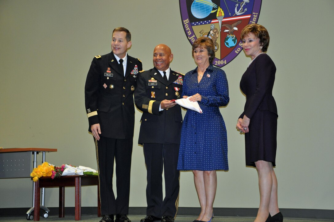 In a retirement ceremony held on Jan. 16, 2016, co-hosted by the U.S. Army Reserve and the University of South Florida, Lt. Gen. Jeffrey Talley, Chief of the Army Reserve, recognized Maj. Gen. Luis Visot for his more than 37 years of service to the Army and the nation. During this same ceremony, Dr. Judy Genshaft, President of the University of South Florida System, recognized Visot for his retirement from his civilian occupation after 35 years of dedication to the university and its students where he earned his nickname, ‘Dean of Fun’.