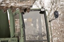 Soldiers with the 770th Engineer Company, 479th Engineer Battalion, 411th Engineer Brigade, 412th Theater Engineer Command, are working to clear land in Mattydale, N.Y., which will become home to a new Army Reserve Center.