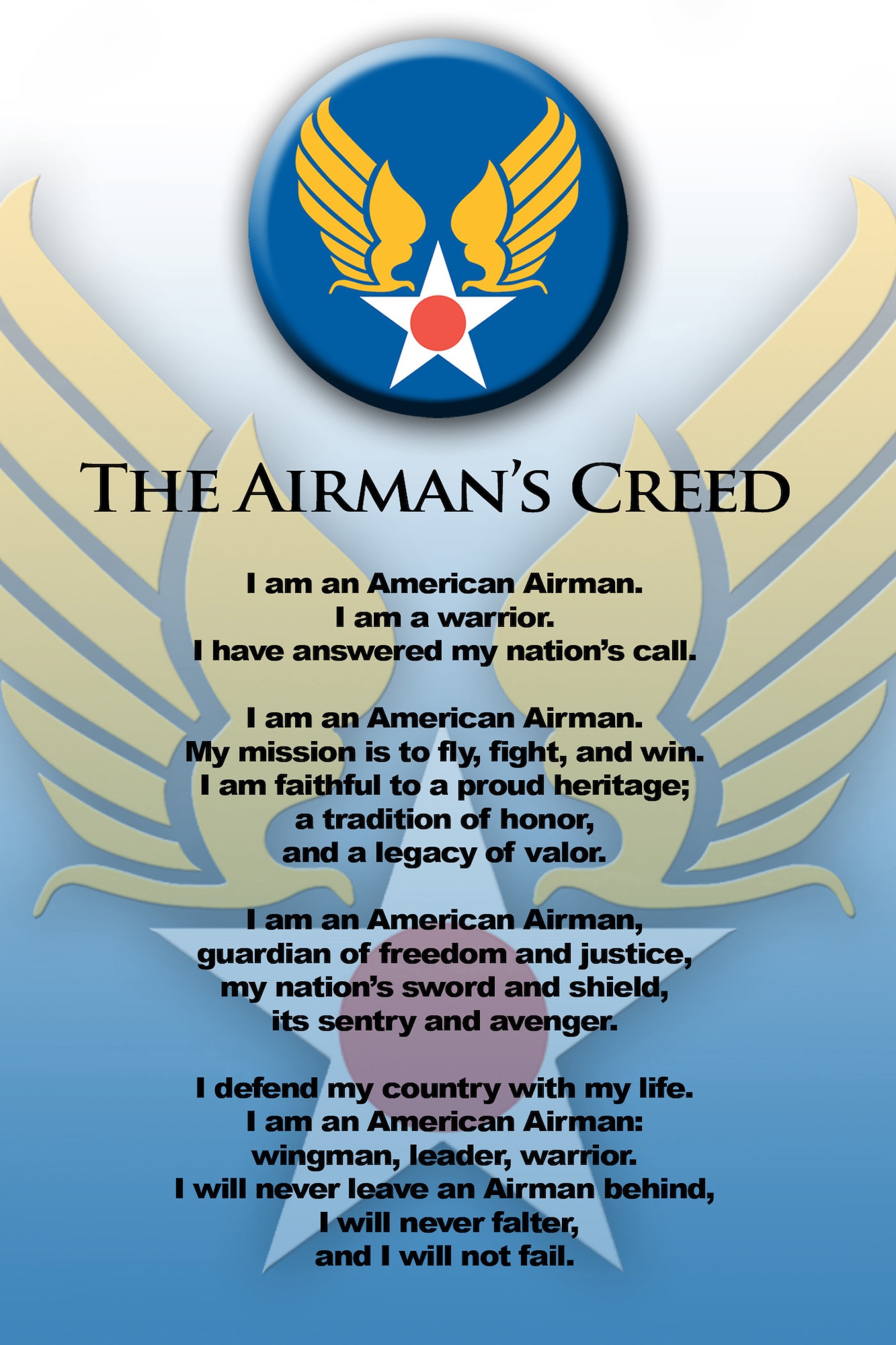 The Airman s Creed through photos Pacific Air Forces Article Display