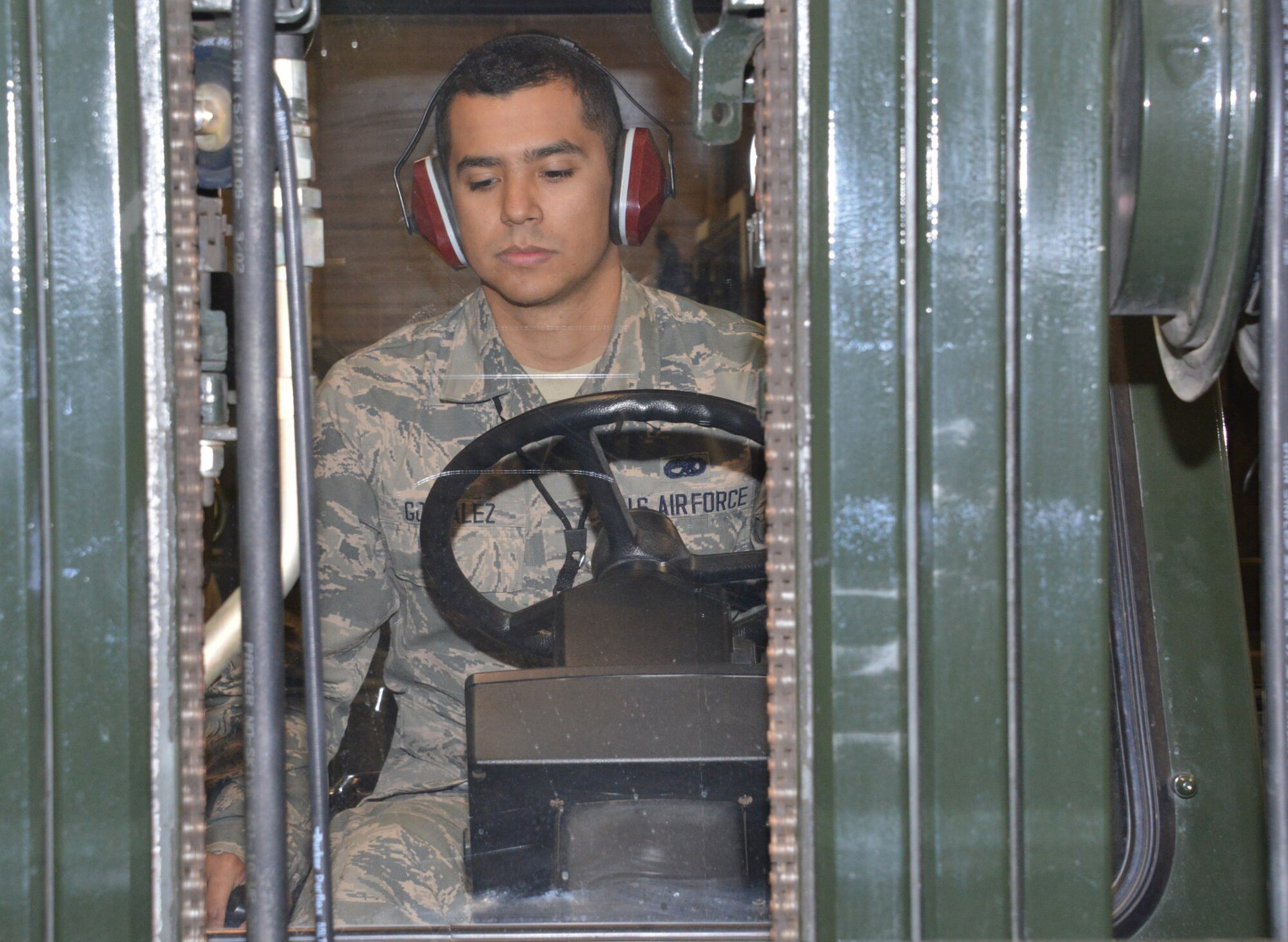 Senior Airman Geoff Gonzalez, 898th Munitions Squadron was selected by his leadership for Kirtland Warrior honors. Gonzalez is a weapons maintenance team chief who hopes to one day become a professional rock climber.  (Photo by Dennis Carlson)