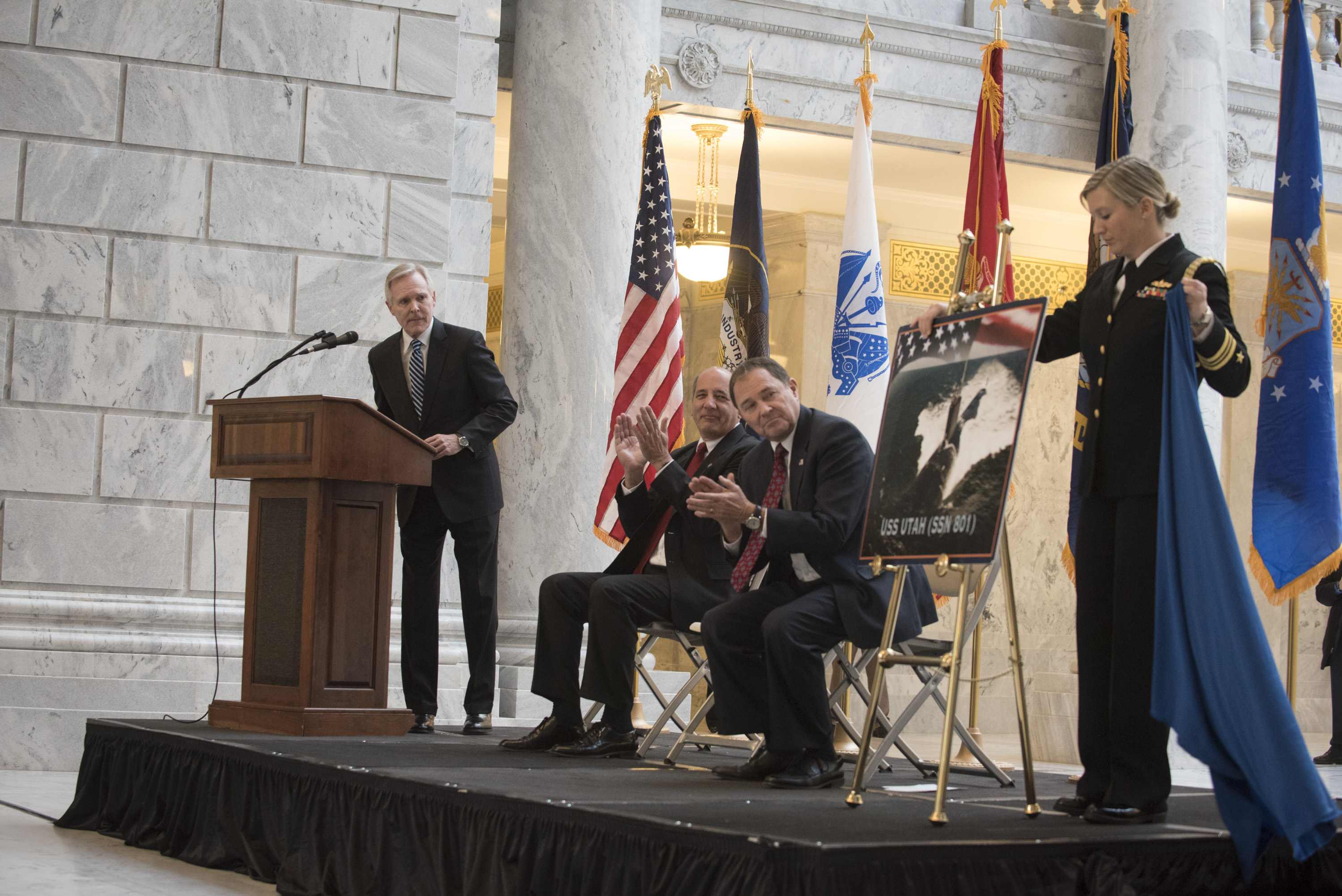 Secretary of the Navy Ray Mabus Names VirginiaClass Submarine > United