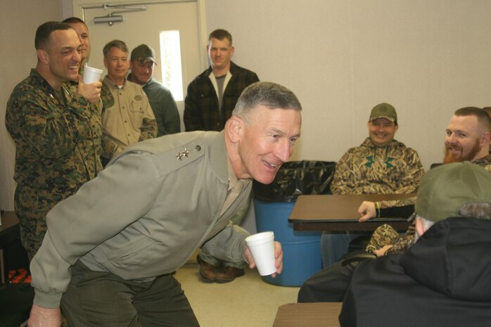 Quantico Injured Military Sportsmen Association (QIMSA) sponsored a duck hunt on Marine Corps Base Quantico for active duty and retired servicemen.