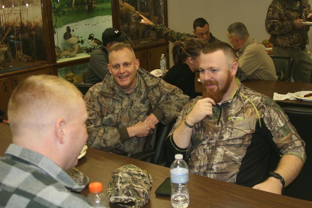 Quantico Injured Military Sportsmen Association (QIMSA) sponsored a duck hunt on Marine Corps Base Quantico for active duty and retired servicemen.