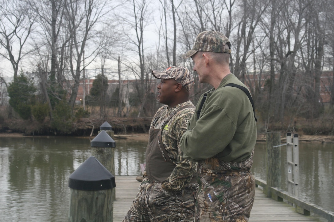 Quantico Injured Military Sportsmen Association (QIMSA) sponsored a duck hunt on Marine Corps Base Quantico for active duty and retired servicemen.