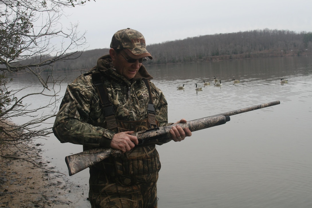 Quantico Injured Military Sportsmen Association (QIMSA) sponsored a duck hunt on Marine Corps Base Quantico for active duty and retired servicemen.