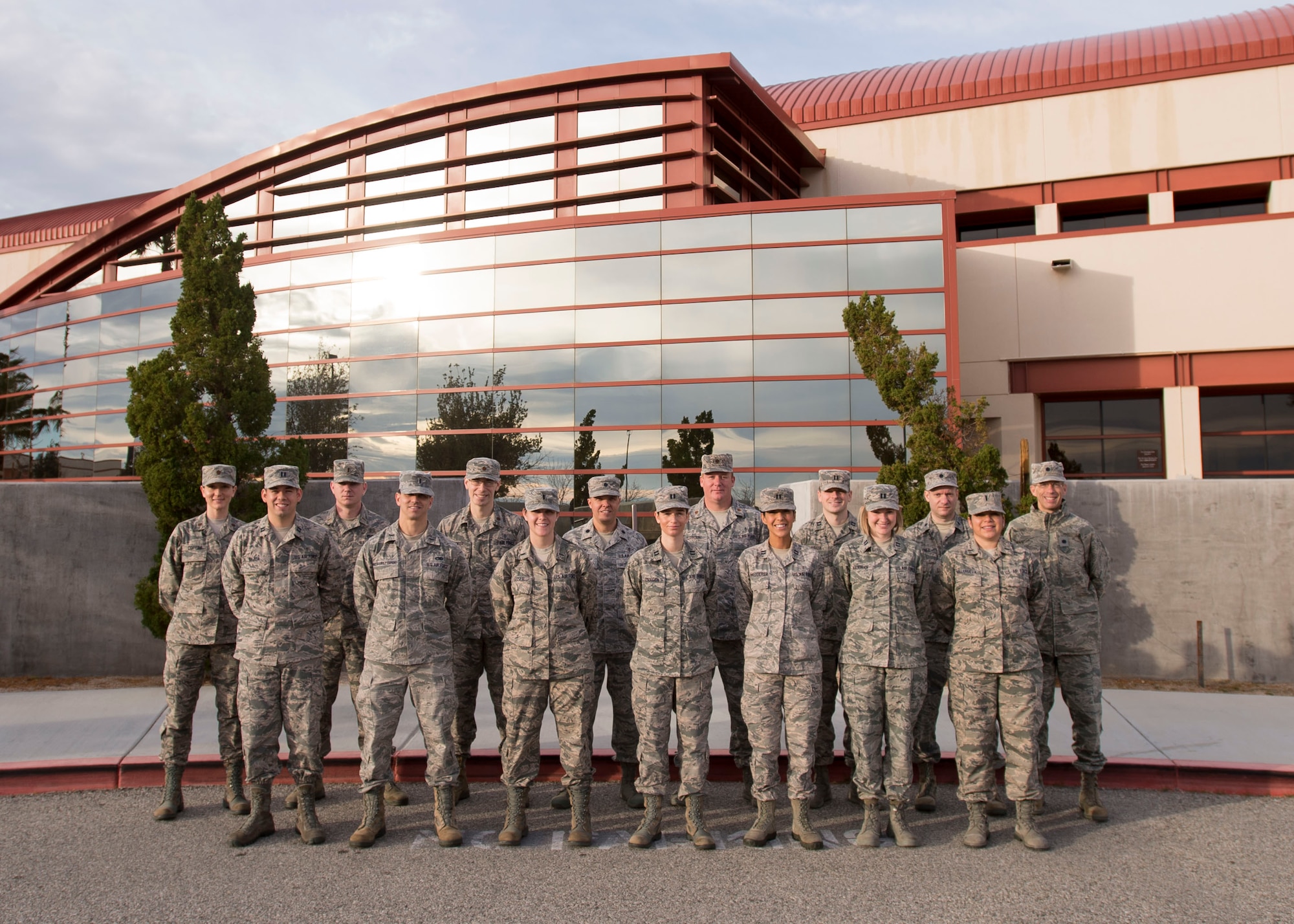 Biomedical Sciences Corps officers from the 412th Medical Group. (U.S. Air Force photo by Ethan Wagner) 