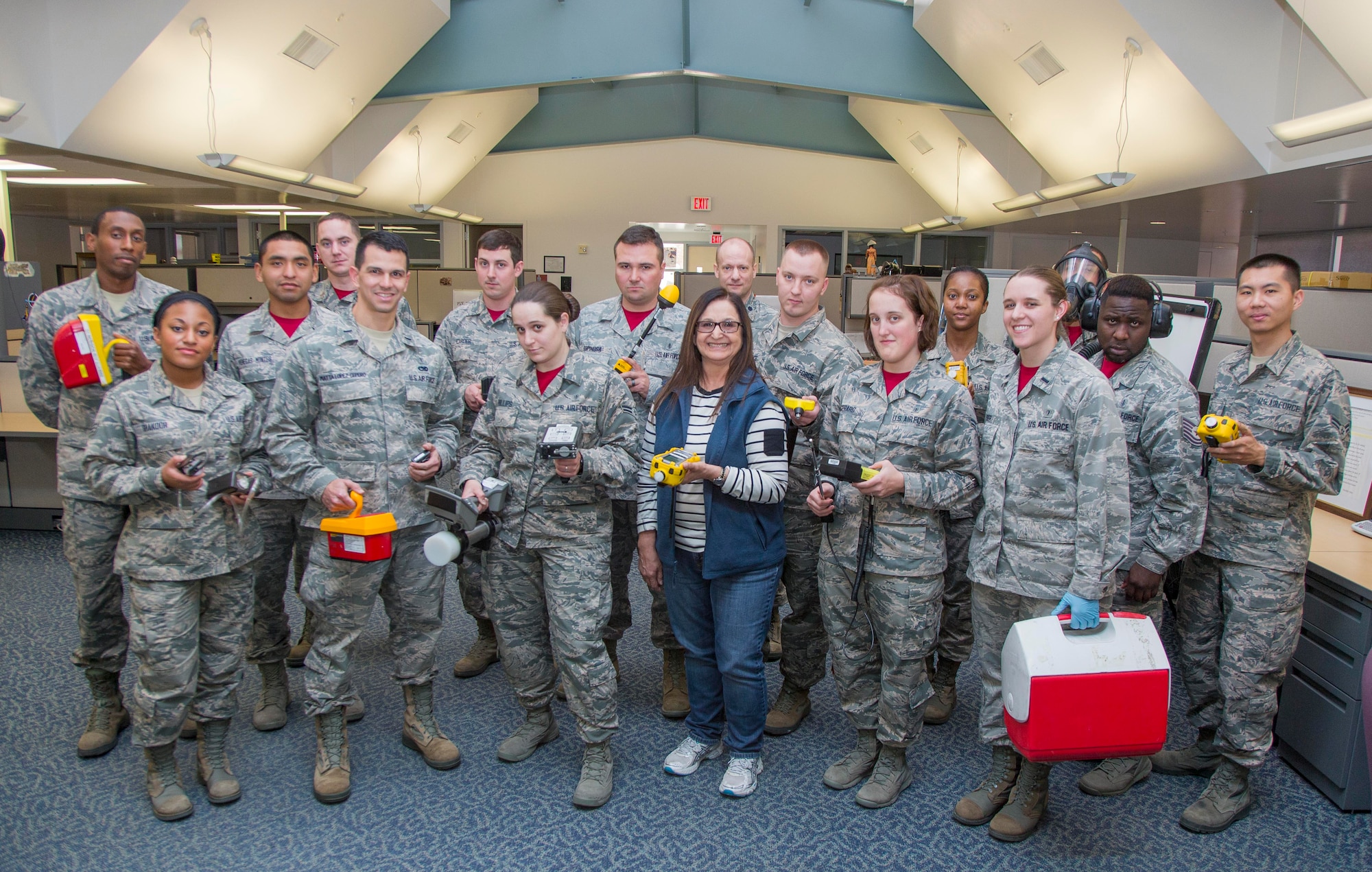 Bioenvironmental Engineering Team (U.S. Air Force photo by Christopher Okula) 