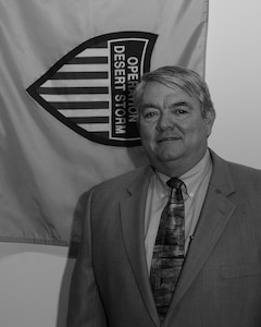 Jim Bowles, Air Force Global Strike Command program analyst, poses for a photograph at Barksdale Air Force Base, La., Jan. 20, 2016. Bowles deployed to Iraq in support of Operation Desert Storm in 1990. (U.S. Air Force photo/Senior Airman Benjamin Raughton)