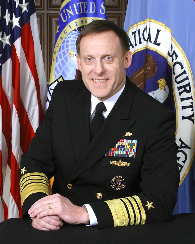 Navy Adm. Mike Rogers, commander of U.S. Cyber Command and director of the National Security Agency. NSA photo