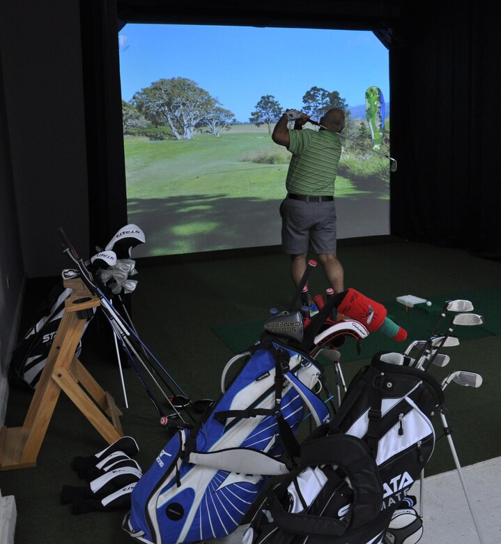 Golf Simulator Opens At Auab U S Air Forces Central Article Display