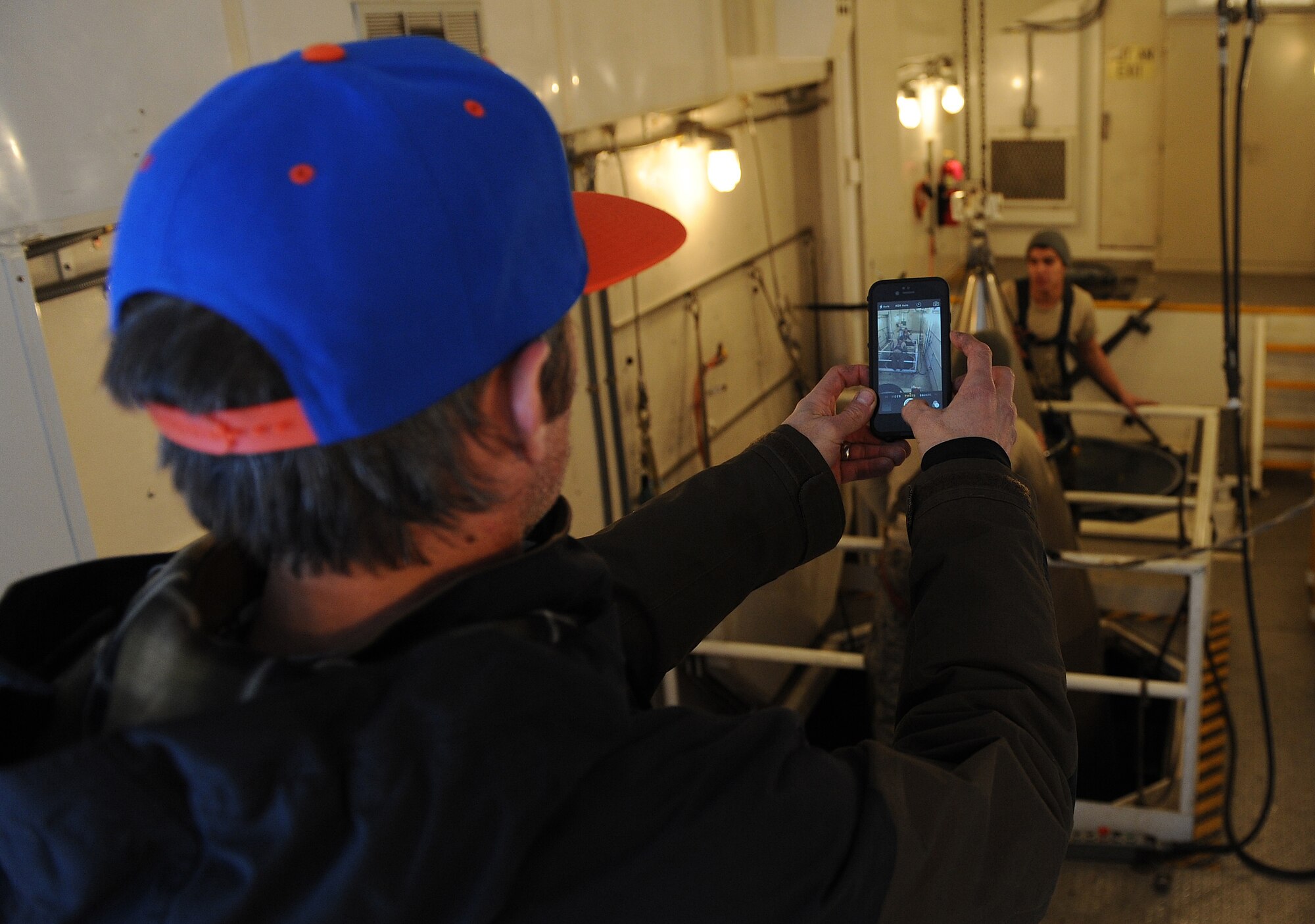 The American 300 tour visited Minot Air Force Base Airmen, led by founder Robi Powers, and three special guest. Olympian and X-Games 3x silver medalist Erin Nemec, U.S. snowboard coach Cactus Nemec and U.S. Navy Seal (RET.) Mikal Vega, joined Powers in sharing their stories of failure and triumph throughout their careers, and the importance of teamwork and camaraderie. (U.S. Air Force photos/Senior Airman Kristoffer Kaubisch)