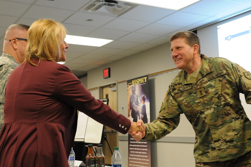The 364th Sustainment Command (Expeditionary) hosted a Senior Leader Workshop for all its subordinate unit leaders at the Marysville Armed Force Reserve Center Jan. 19-21.
