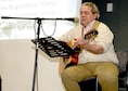 Benny Pitsinger, Huntsville Center Engineering Directorate, plays a song he wrote for the Dr. Martin Luther King Jr. Unity Day Celebration called "The Hyphenated American."